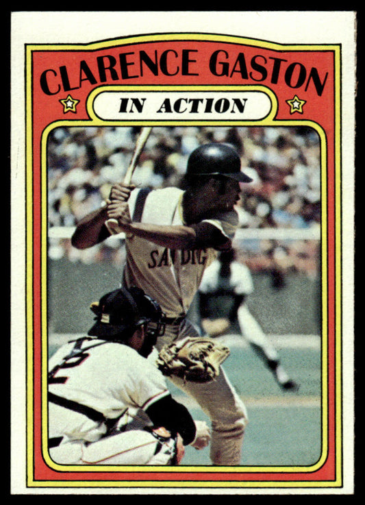 1972 Topps Baseball #432 - Clarence Gaston IA - EXMT