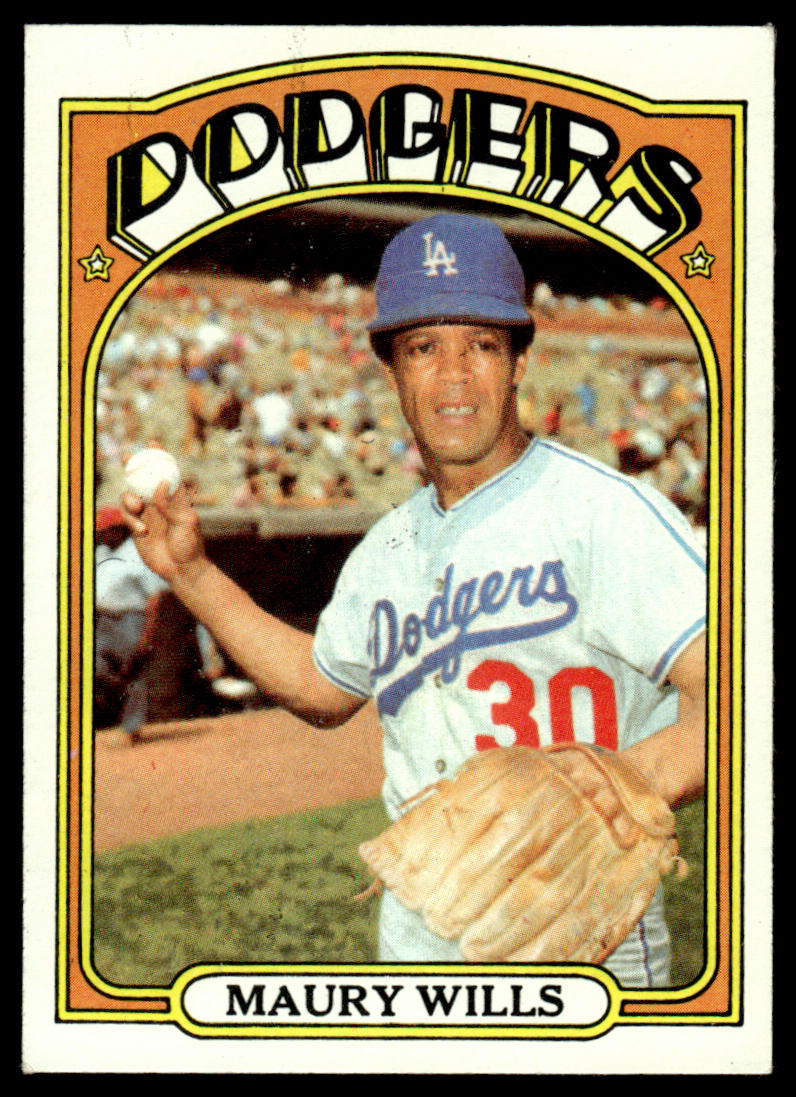 1972 Topps Baseball #437 - Maury Wills - EXMT