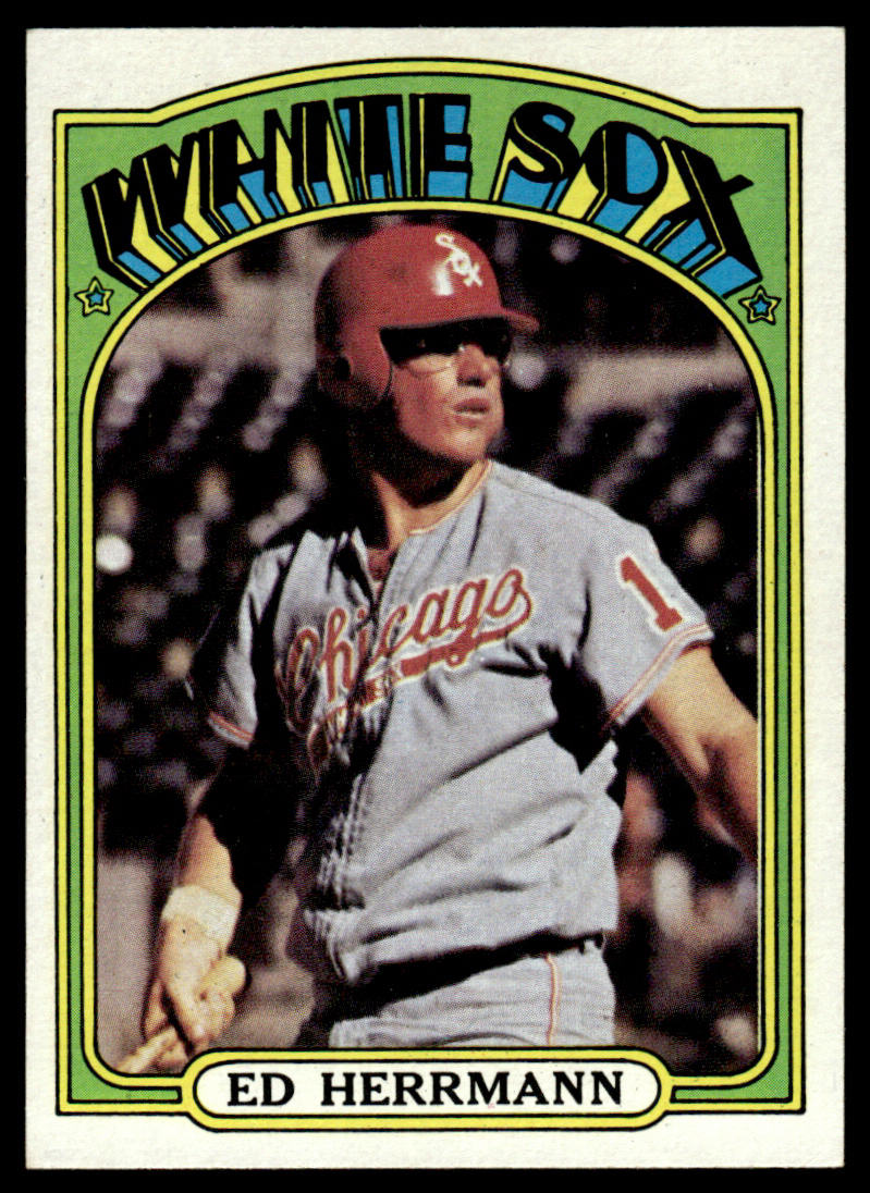 1972 Topps Baseball #452 - Ed Herrmann - NM