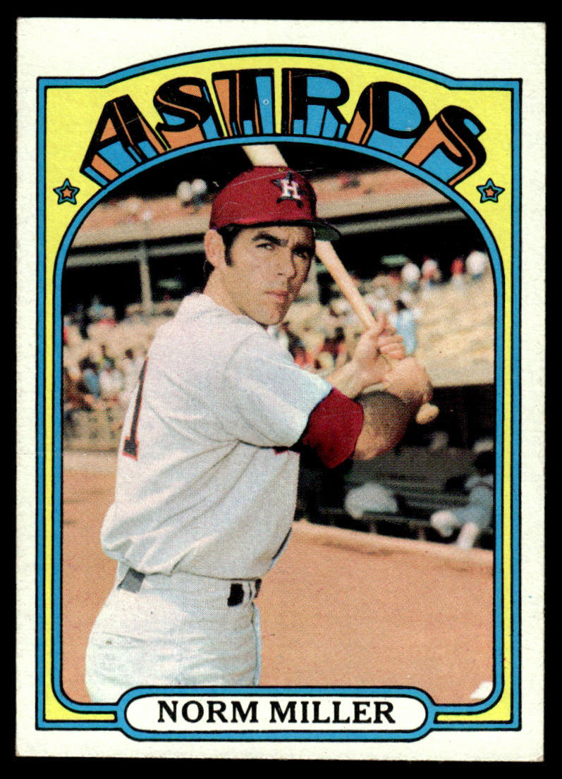 1972 Topps Baseball #466 - Norm Miller - NM