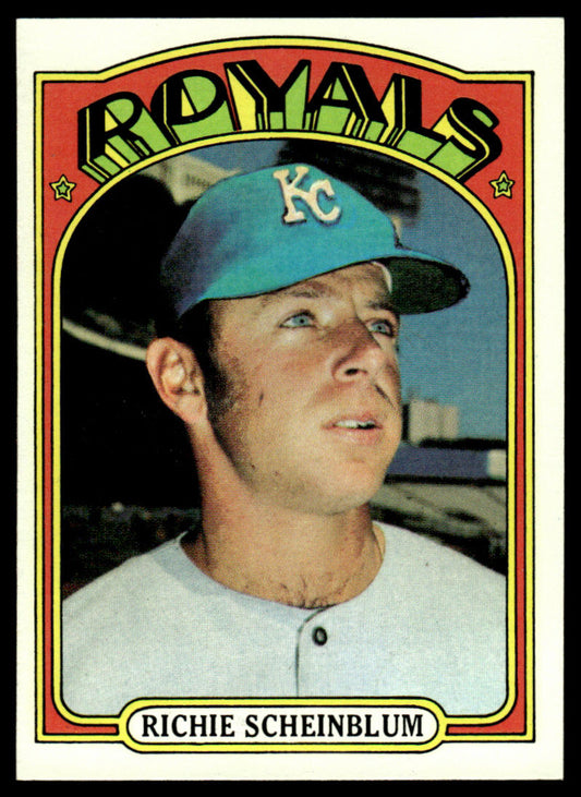 1972 Topps Baseball #468 - Richie Scheinblum - NM