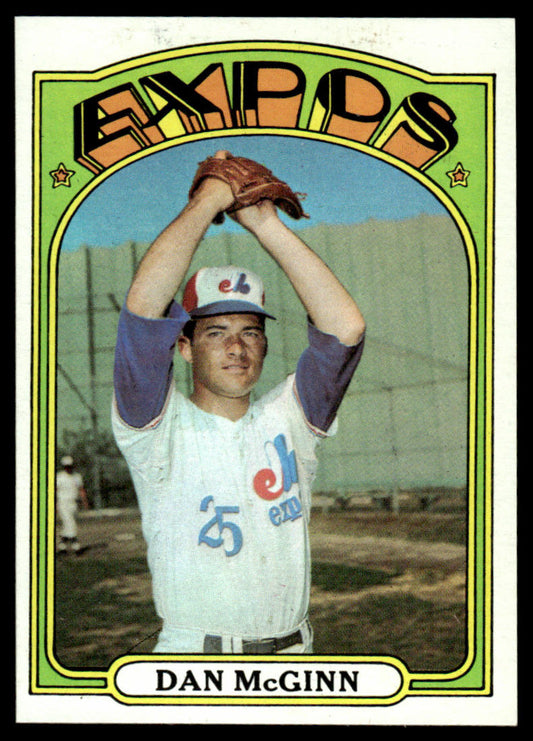 1972 Topps Baseball #473 - Dan McGinn - EXMT
