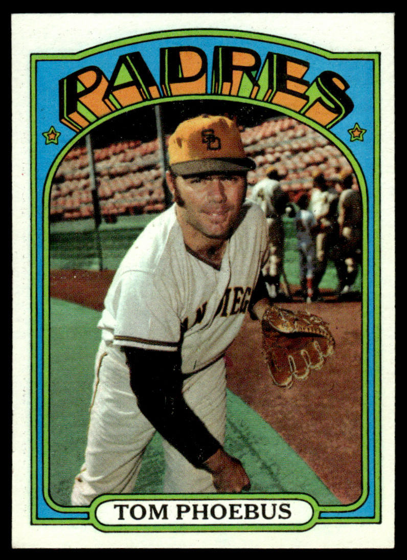 1972 Topps Baseball #477 - Tom Phoebus - NM