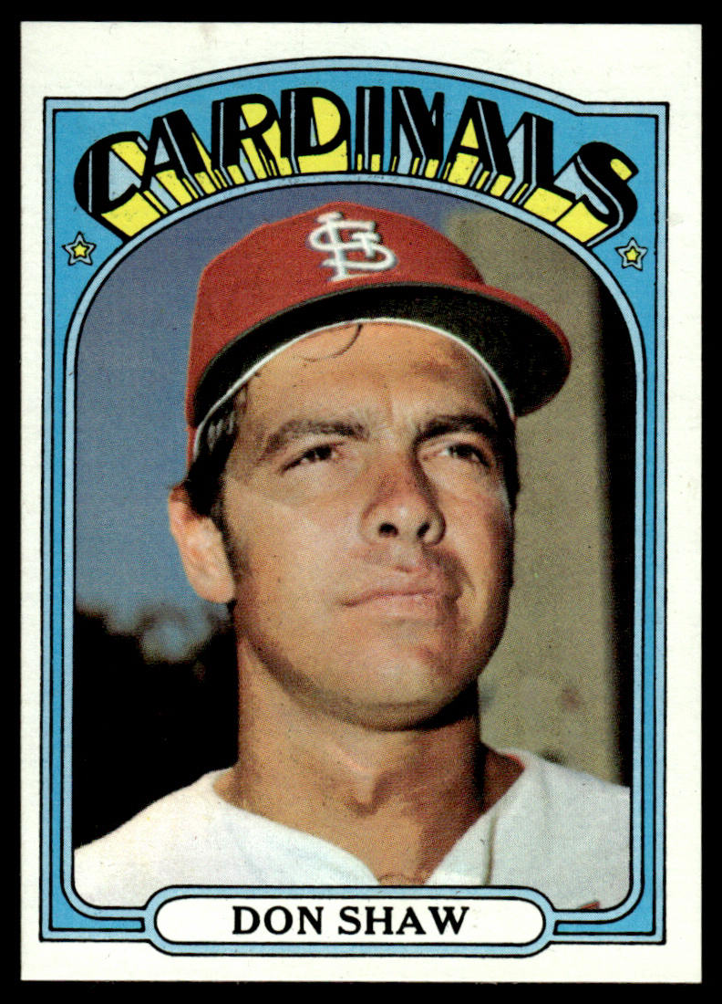 1972 Topps Baseball #479 - Don Shaw - EXMT