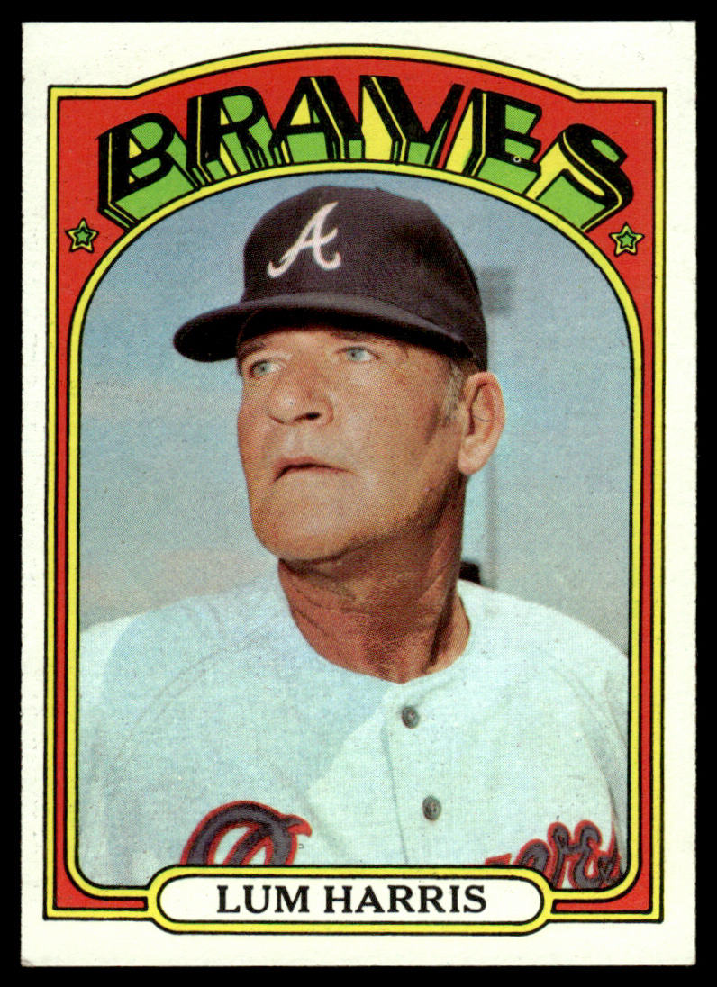 1972 Topps Baseball #484 - Lum Harris - NM