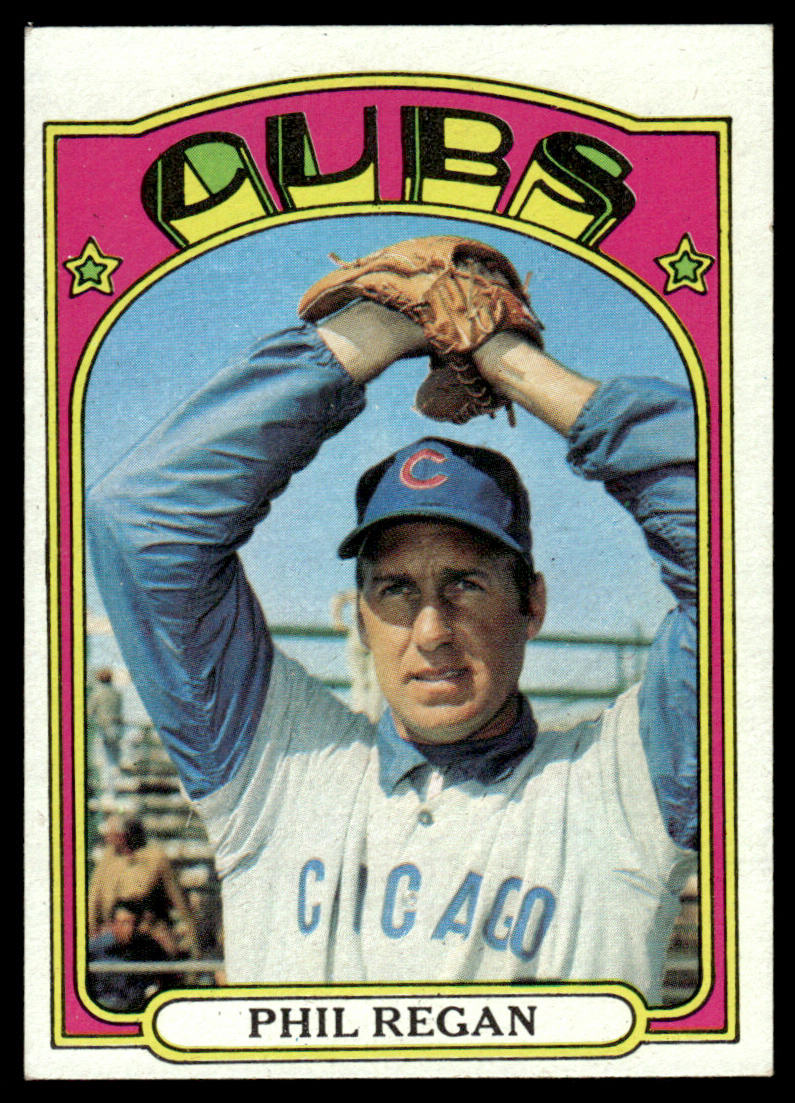 1972 Topps Baseball #485 - Phil Regan - EX