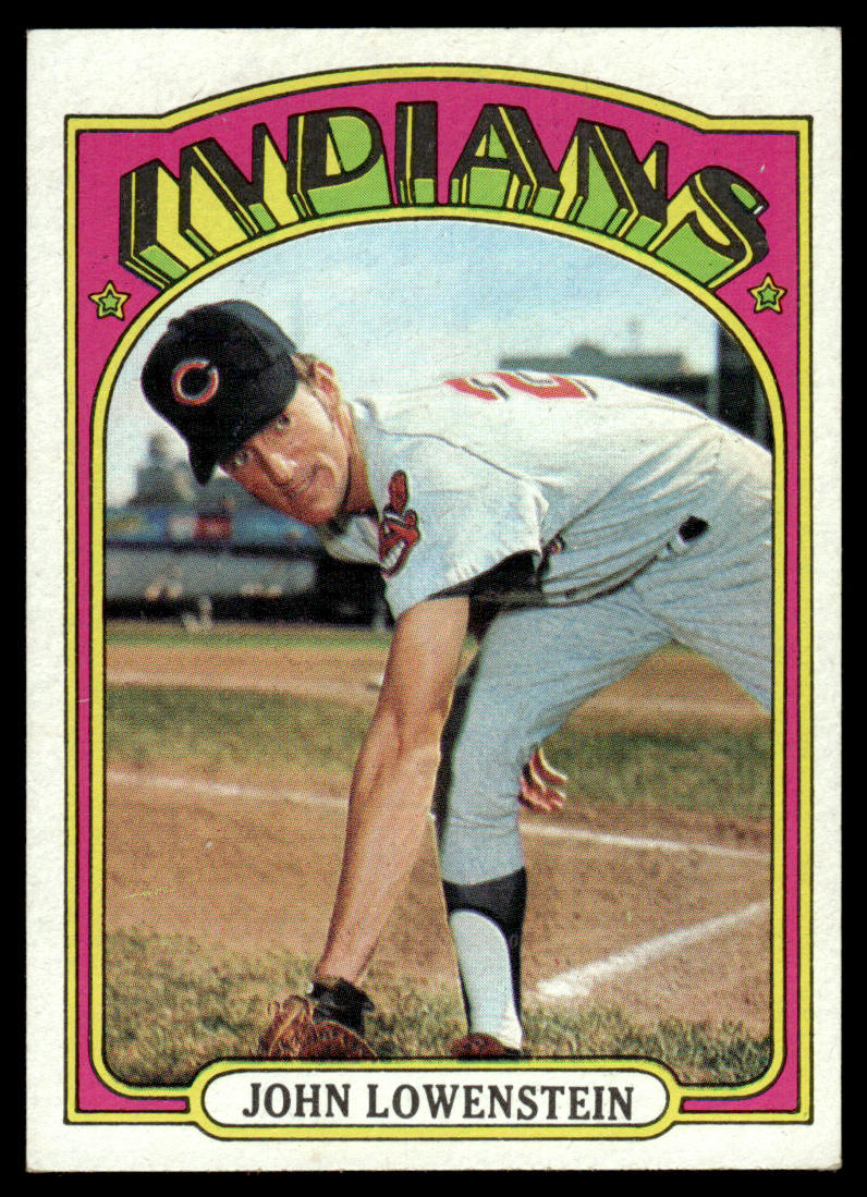 1972 Topps Baseball #486 - John Lowenstein - EXMT