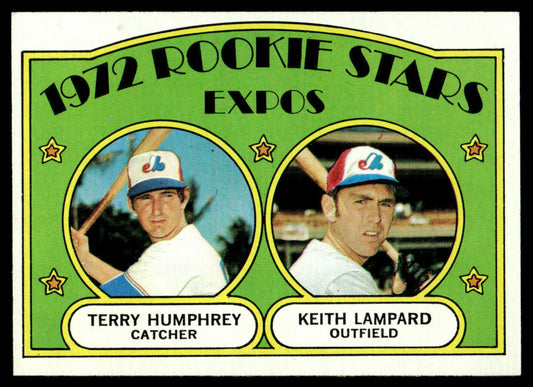 1972 Topps Baseball #489 - Expos 1972 Rookie Stars - NM