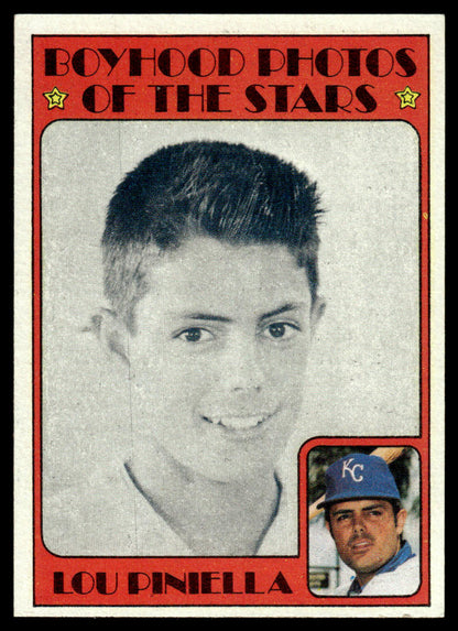 1972 Topps Baseball #491 - Lou Piniella KP - NM