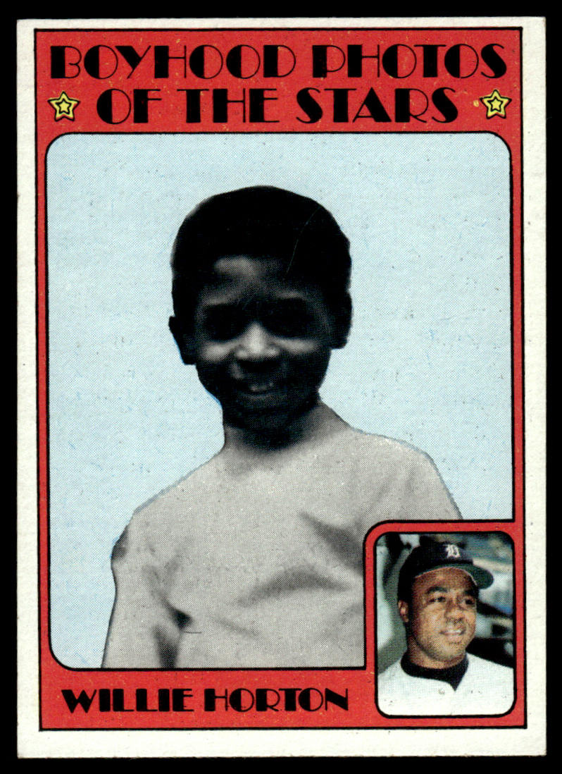 1972 Topps Baseball #494 - Willie Horton KP - EXMT