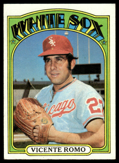 1972 Topps Baseball #499 - Vicente Romo - EXMT