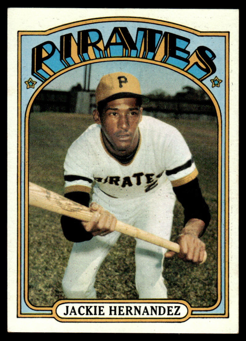 1972 Topps Baseball #502 - Jackie Hernandez - NMMT