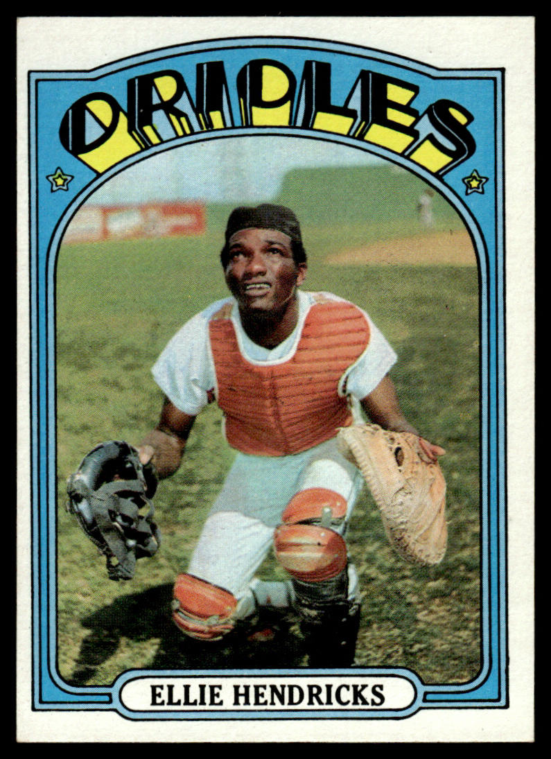 1972 Topps Baseball #508 - Ellie Hendricks - EXMT