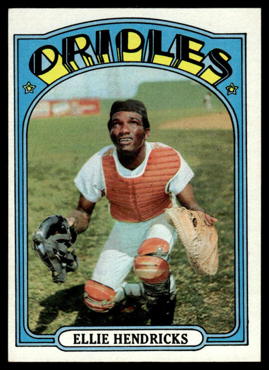 1972 Topps Baseball #508 - Ellie Hendricks - EXMT