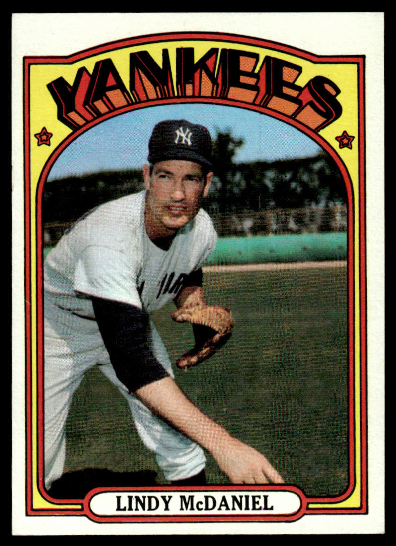 1972 Topps Baseball #513 - Lindy McDaniel - NM
