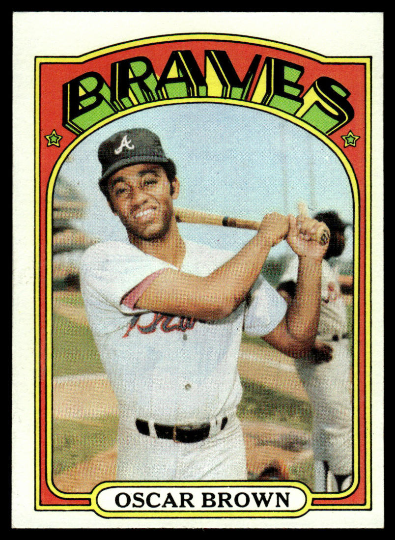 1972 Topps Baseball #516 - Oscar Brown - EXMT
