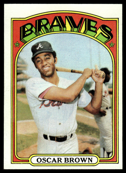 1972 Topps Baseball #516 - Oscar Brown - EXMT