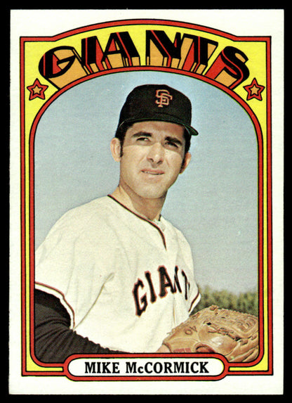 1972 Topps Baseball #682 - Mike McCormick - NM