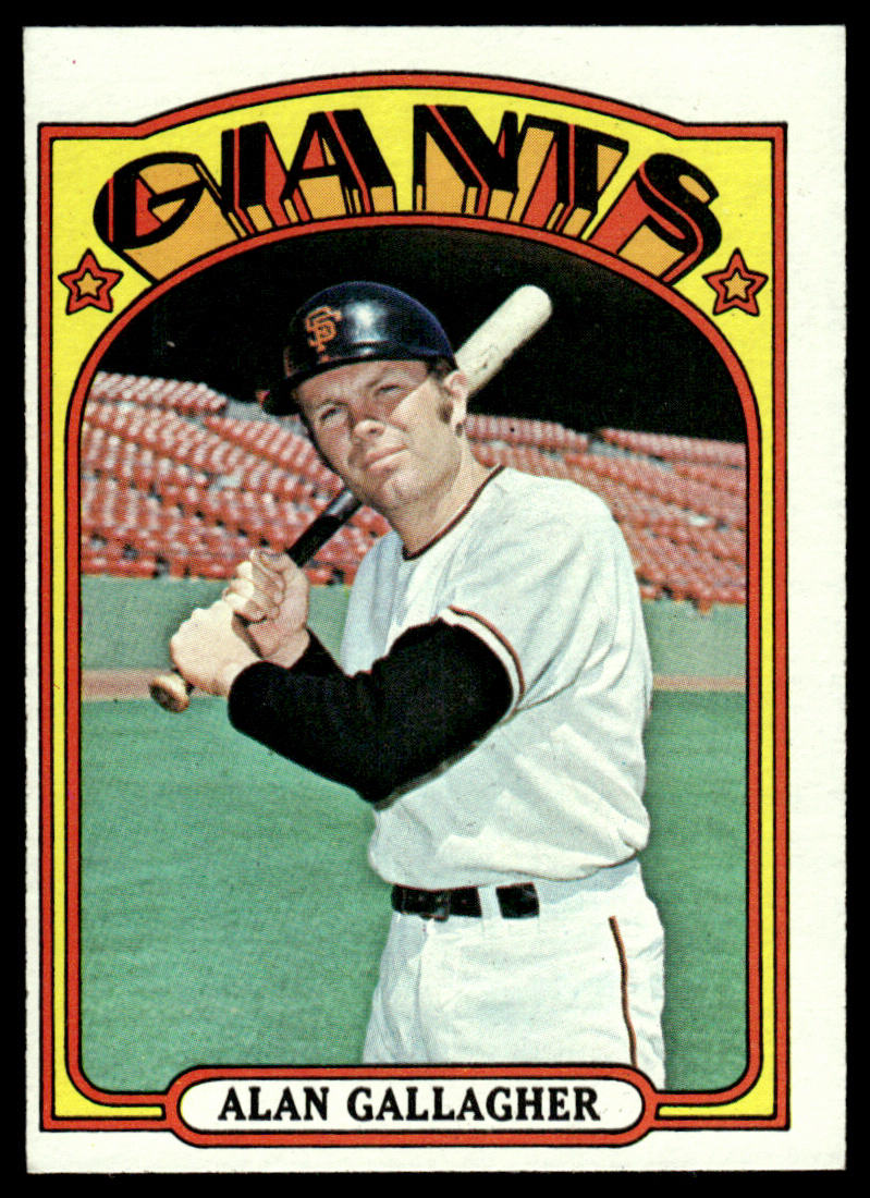 1972 Topps Baseball #693 - Alan Gallagher - EXMT