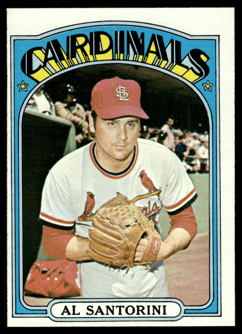 1972 Topps Baseball #723 - Al Santorini - EX