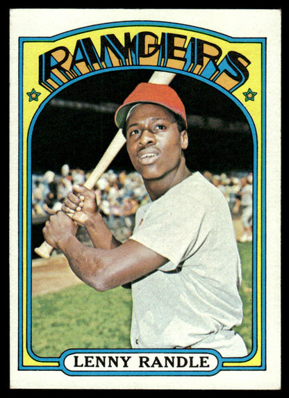 1972 Topps Baseball #737 - Lenny Randle RC - EXMT