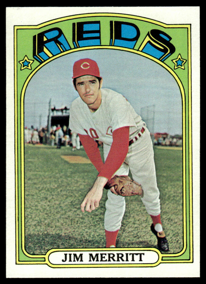 1972 Topps Baseball #738 - Jim Merritt - NMMT