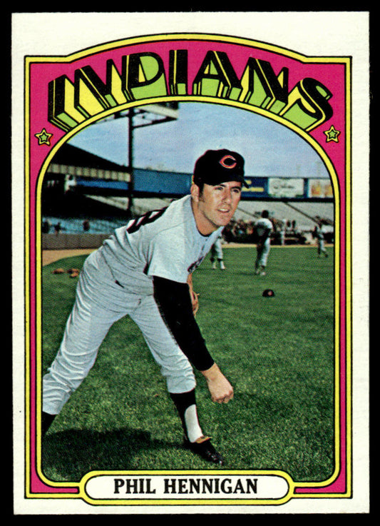 1972 Topps Baseball #748 - Phil Hennigan - EXMT