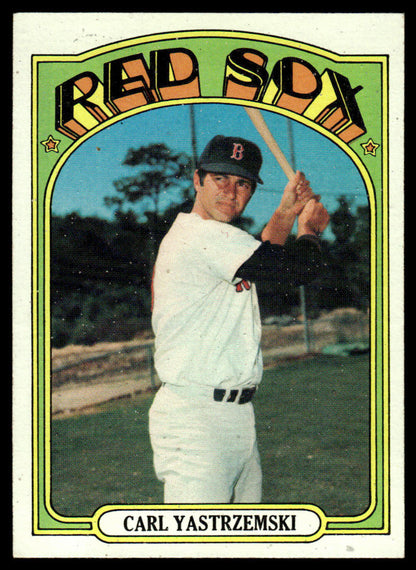 1972 Topps Baseball #37 - Carl Yastrzemski - EXMT