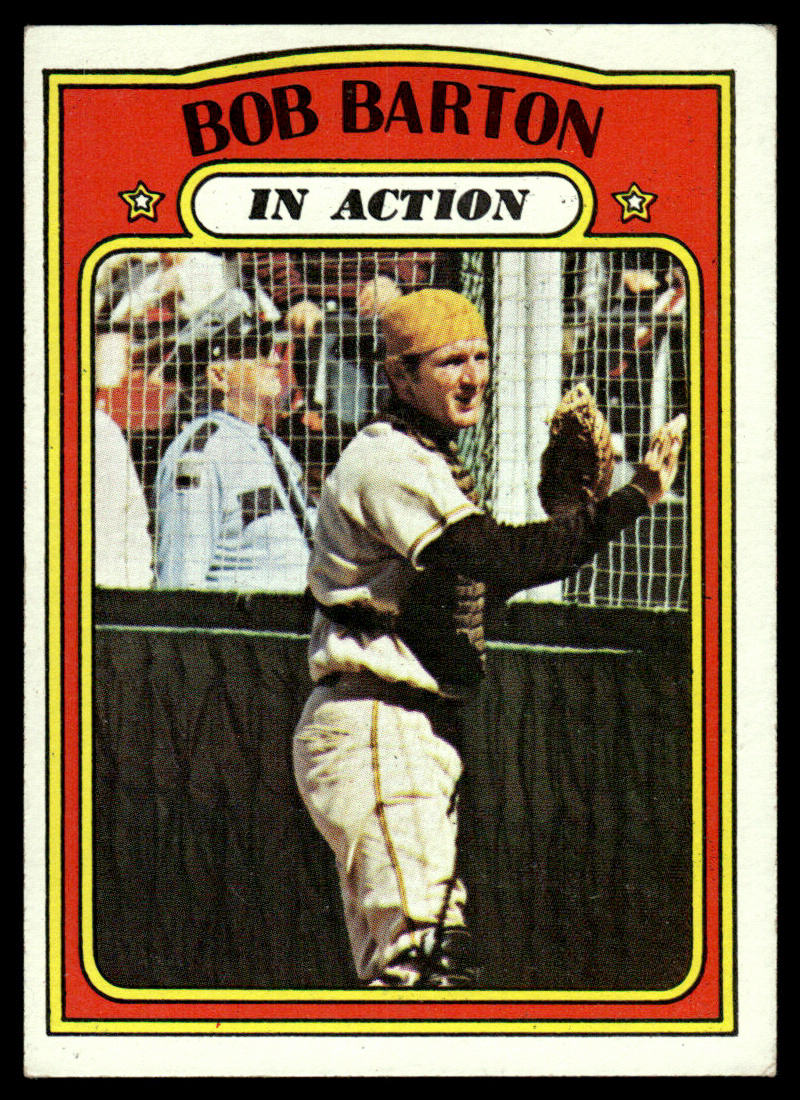 1972 Topps Baseball #40 - Bob Barton IA - EXMT