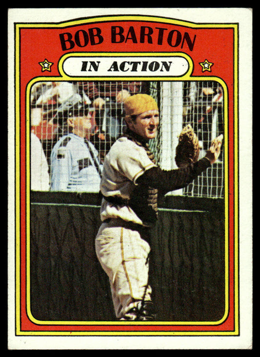 1972 Topps Baseball #40 - Bob Barton IA - EXMT