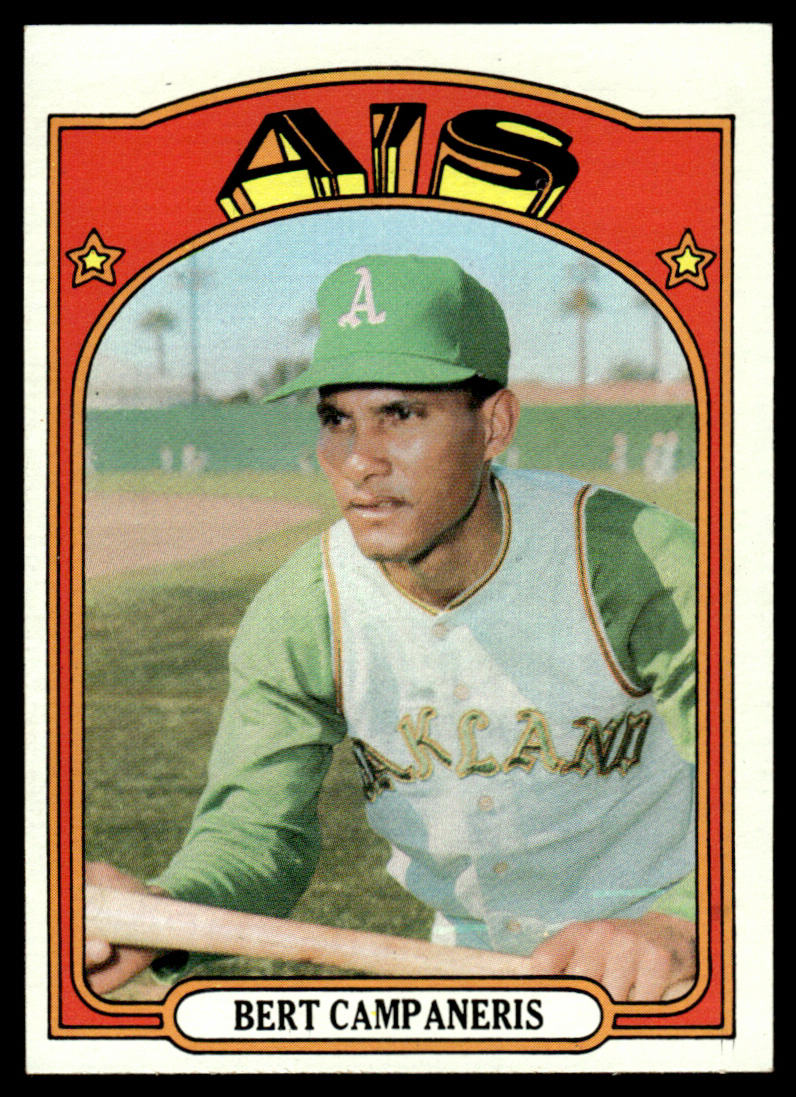 1972 Topps Baseball #75 - Bert Campaneris - EXMT