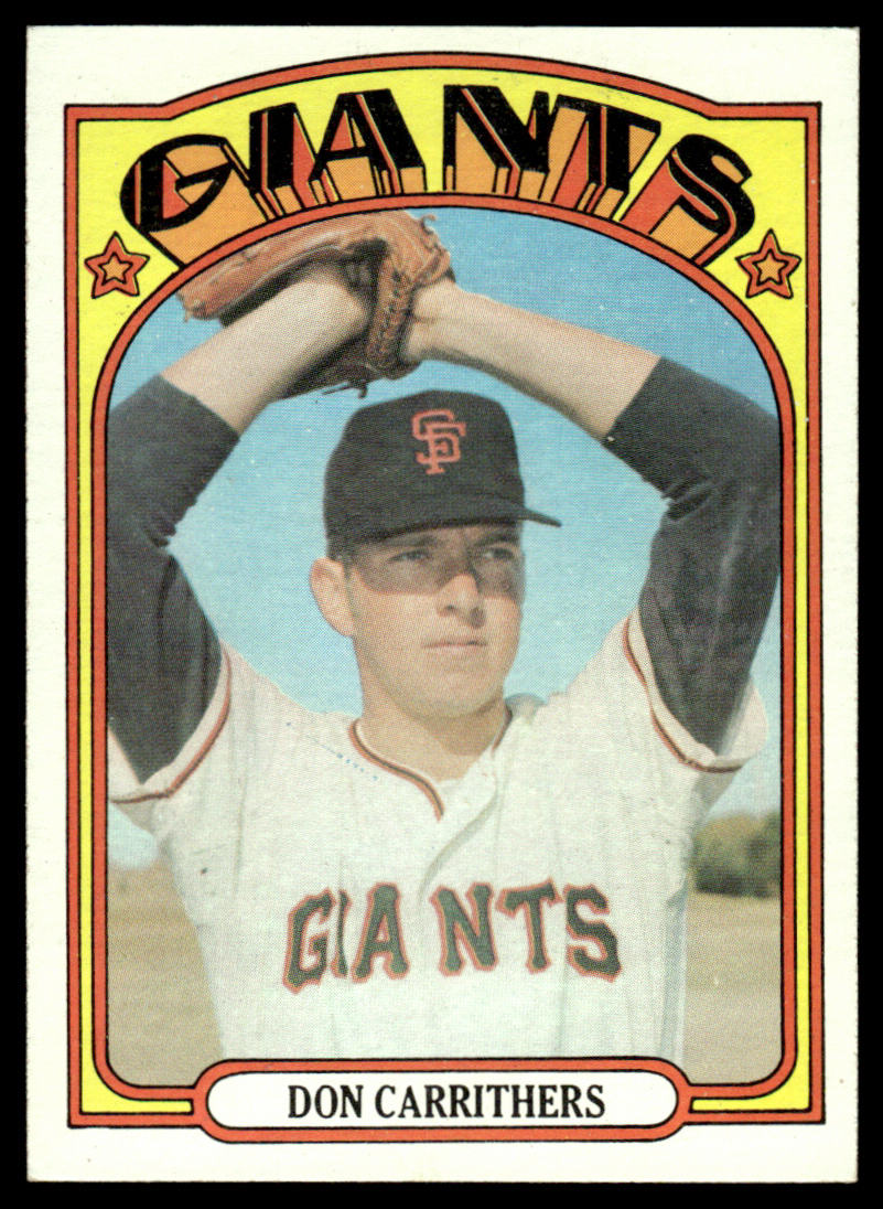1972 Topps Baseball #76 - Don Carrithers RC - NM