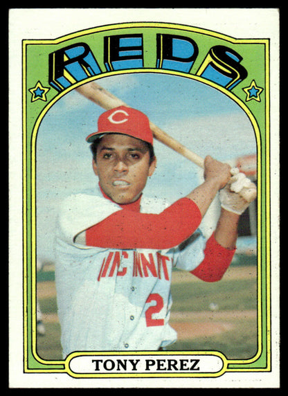1972 Topps Baseball #80 - Tony Perez - EXMT