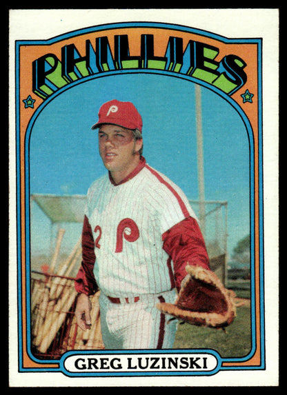 1972 Topps Baseball #112 - Greg Luzinski - EXMT