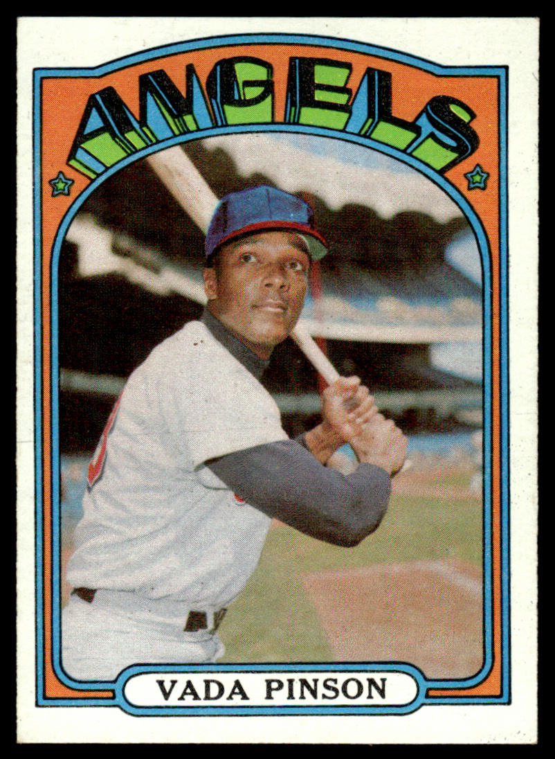 1972 Topps Baseball #135 - Vada Pinson - EXMT