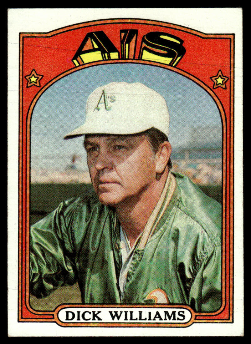 1972 Topps Baseball #137 - Dick Williams - EXMT