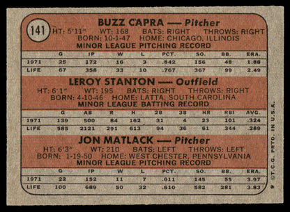 1972 Topps Baseball #141 - Mets 1972 Rookie Stars RC - NM