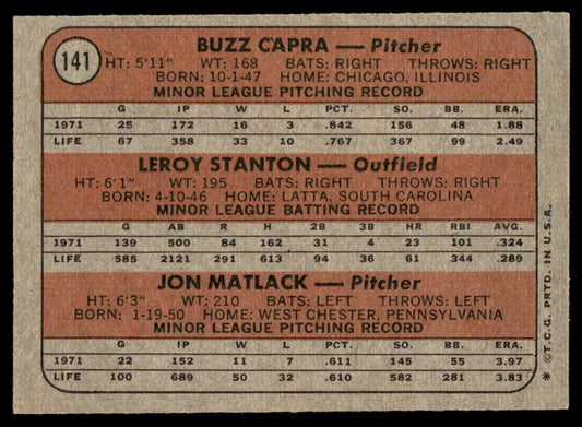 1972 Topps Baseball #141 - Mets 1972 Rookie Stars RC - NM