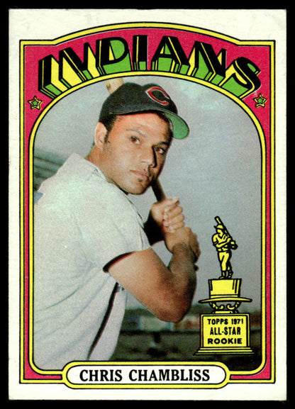 1972 Topps Baseball #142 - Chris Chambliss RC - NM