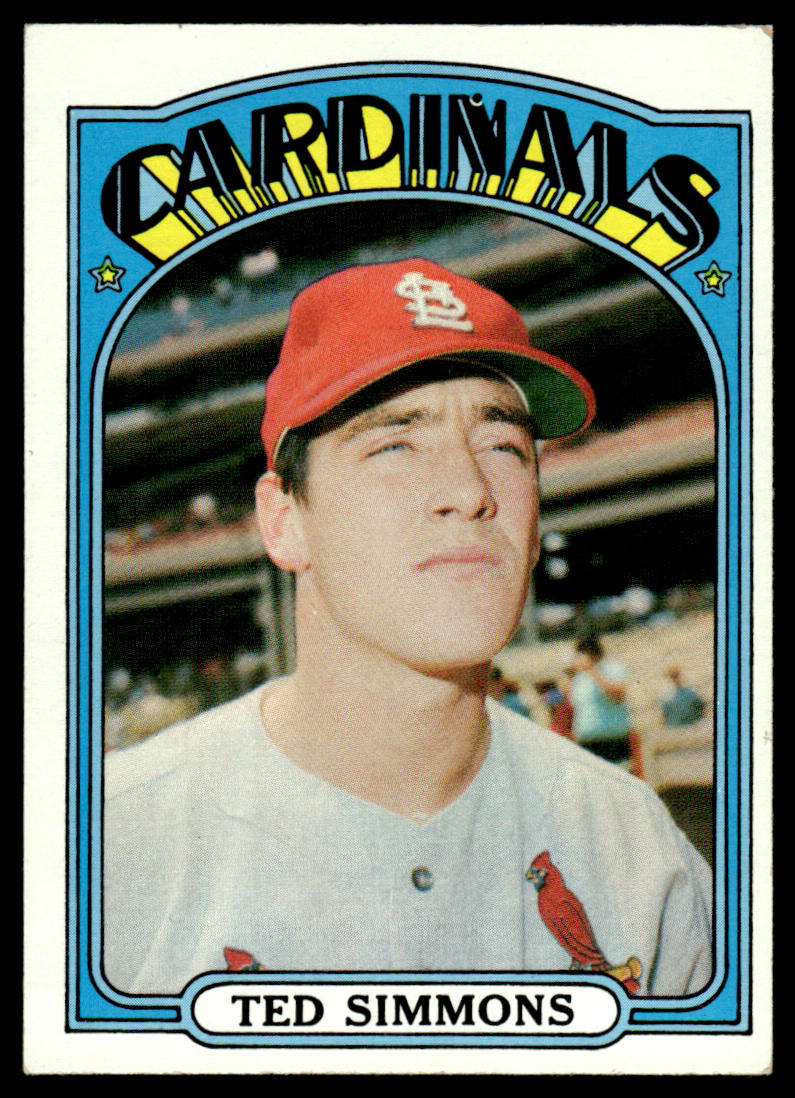1972 Topps Baseball #154 - Ted Simmons - EXMT