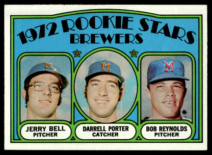 1972 Topps Baseball #162 - Brewers 1972 Rookie Stars - Porter RC - NM