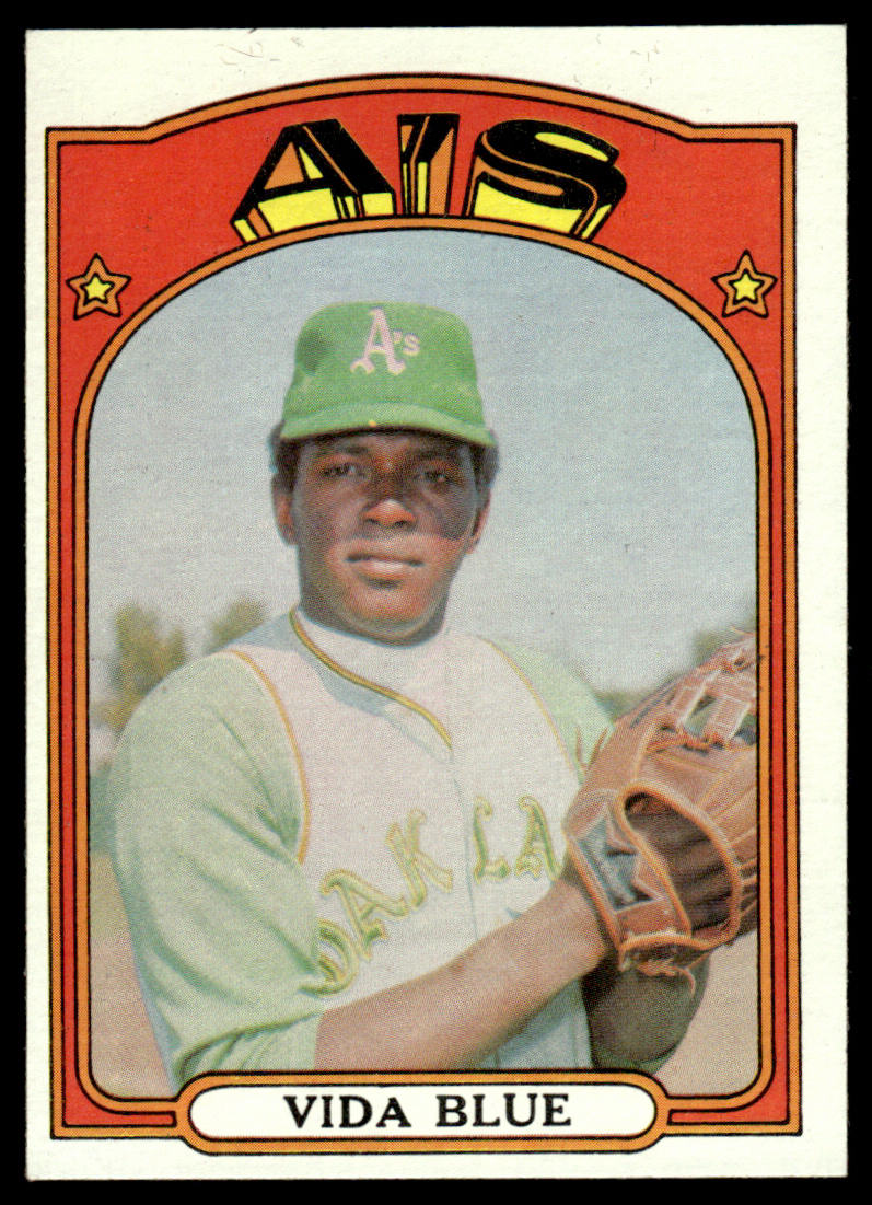 1972 Topps Baseball #169 - Vida Blue - EXMT