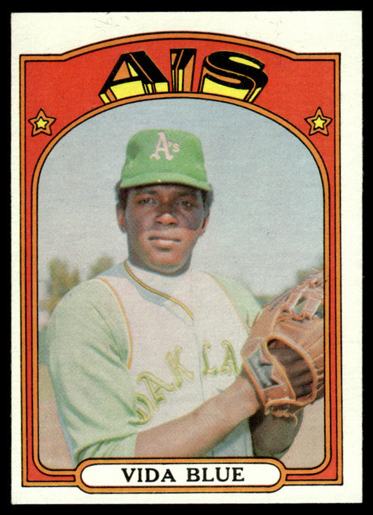 1972 Topps Baseball #169 - Vida Blue - EXMT