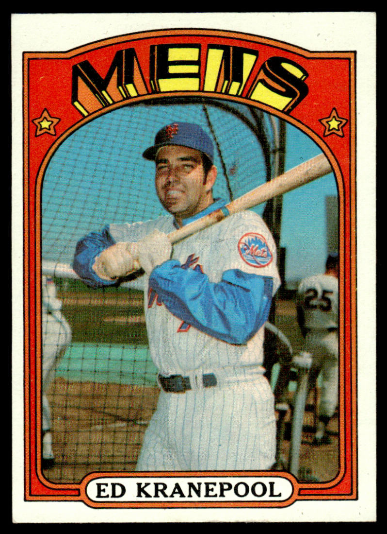 1972 Topps Baseball #181 - Ed Kranepool - EXMT