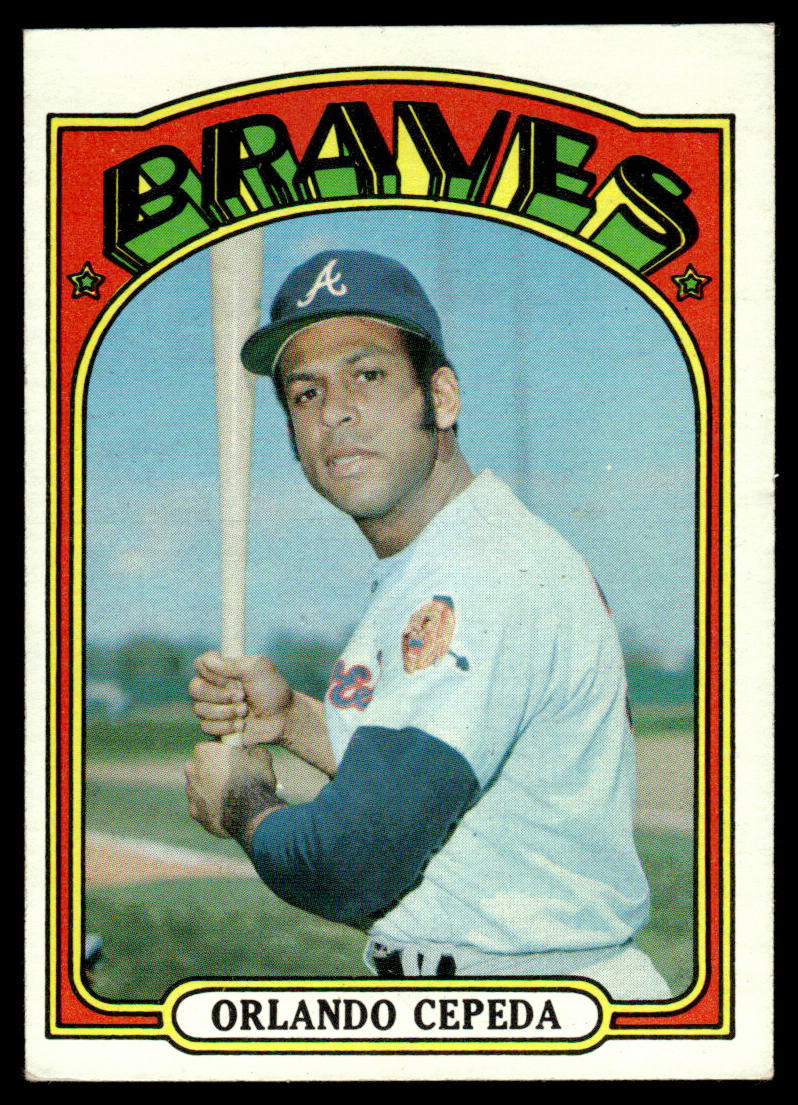 1972 Topps Baseball #195 - Orlando Cepeda - EX