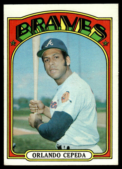 1972 Topps Baseball #195 - Orlando Cepeda - EX