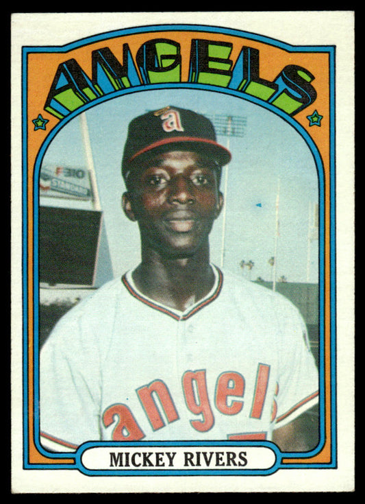 1972 Topps Baseball #272 - Mickey Rivers RC - EXMT