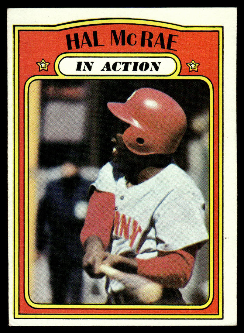 1972 Topps Baseball #292 - Hal McRae IA - EXMT