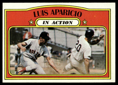1972 Topps Baseball #314 - Luis Aparicio IA - EXMT