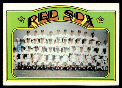 1972 Topps Baseball #328 - Boston Red Sox - EXMT